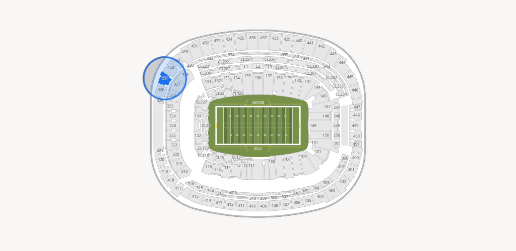 Highmark Stadium - NY Seating Chart