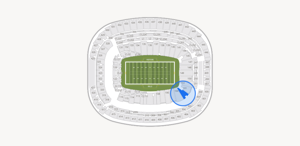Highmark Stadium - NY Seating Chart
