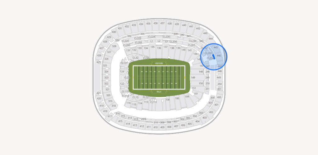 Highmark Stadium - NY Seating Chart