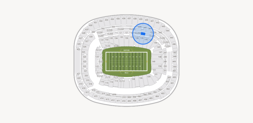 Highmark Stadium - NY Seating Chart