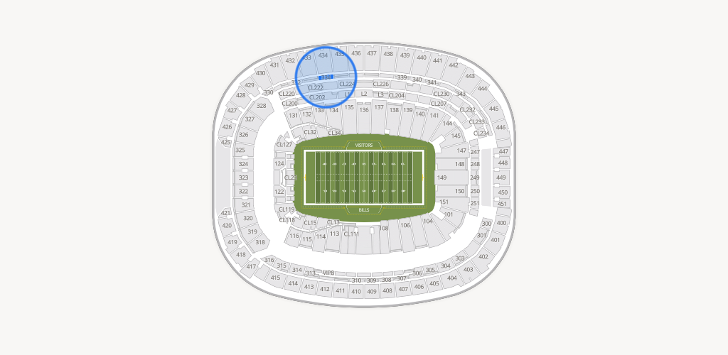 Highmark Stadium - NY Seating Chart