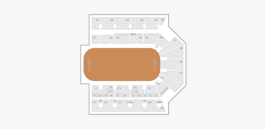 Hilliard Center Arena Seating Chart