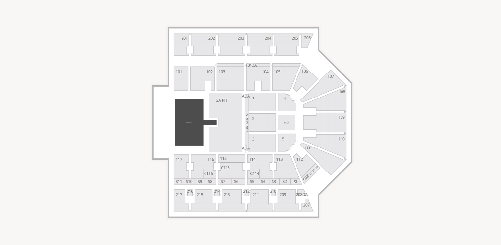 Hilliard Center Arena Seating Chart