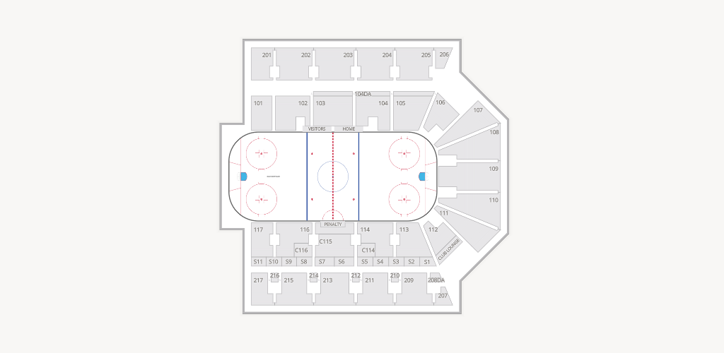Hilliard Center Arena Seating Chart