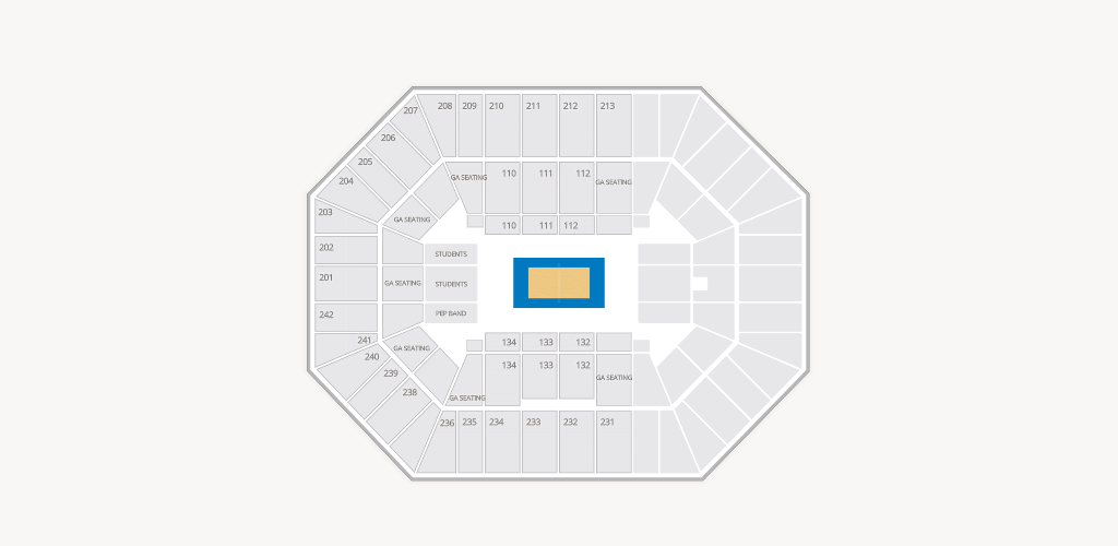 Hilton Coliseum Seating Chart