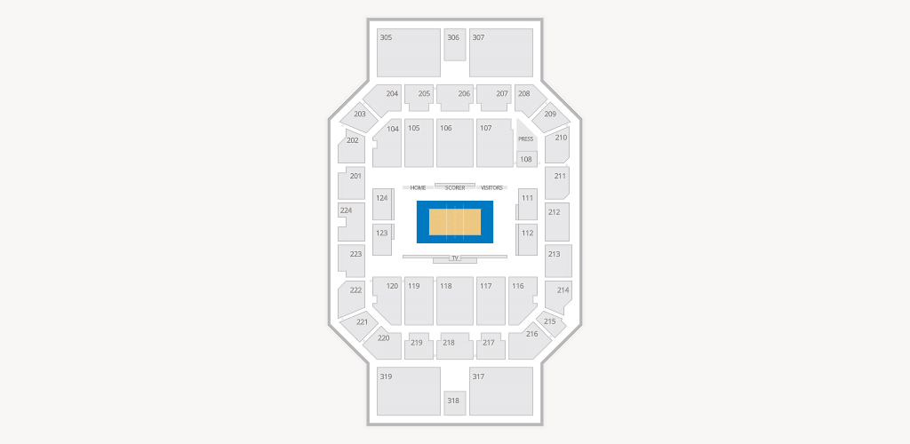 Hinkle Fieldhouse Seating Chart