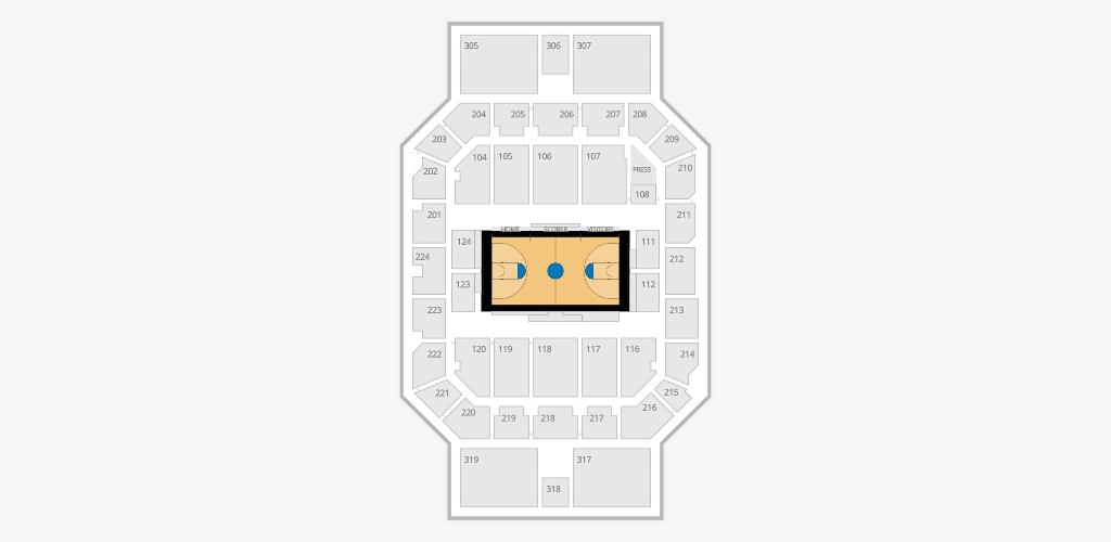 Hinkle Fieldhouse Seating Chart