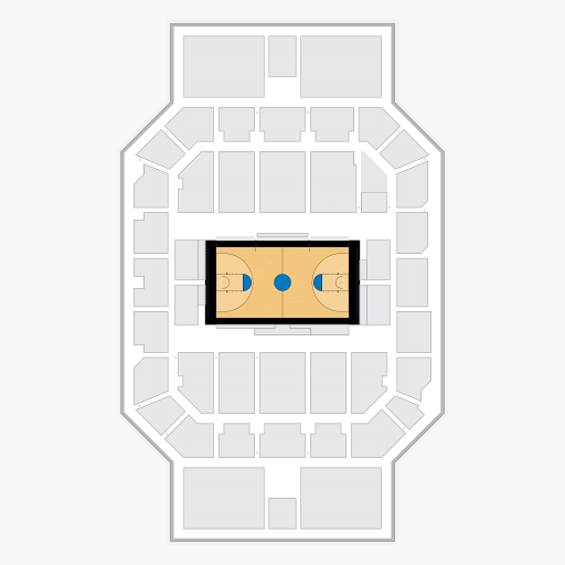 Hinkle Fieldhouse seating chart