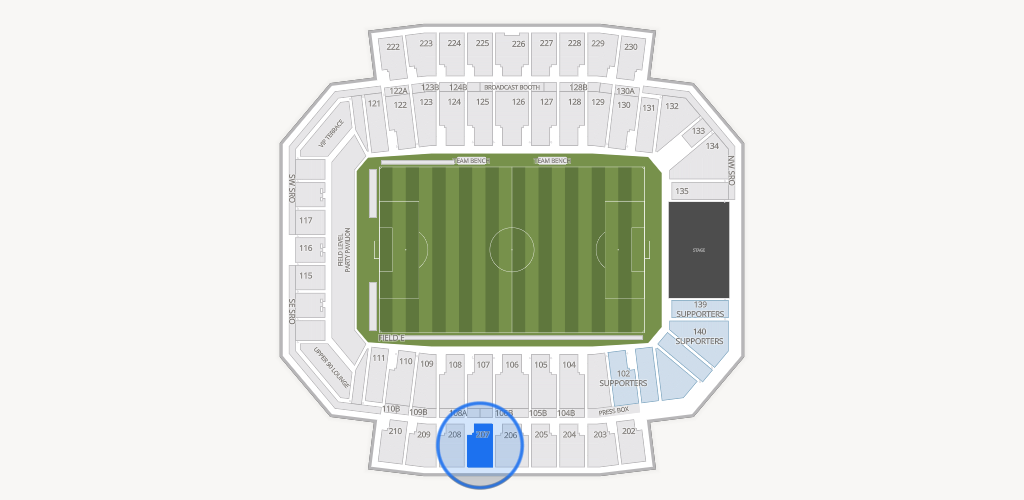 Historic Crew Stadium Seating Chart
