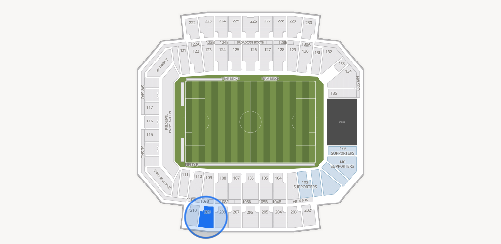Historic Crew Stadium Seating Chart