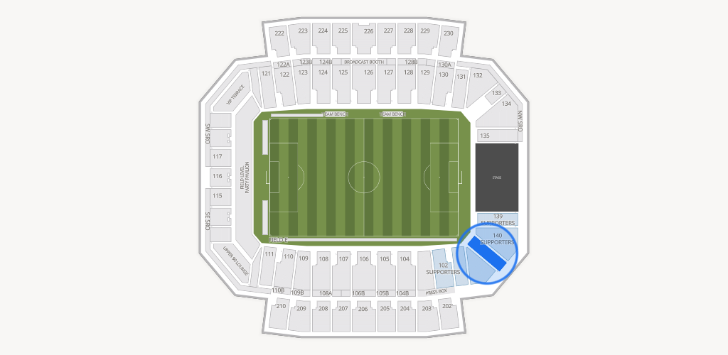 Historic Crew Stadium Seating Chart