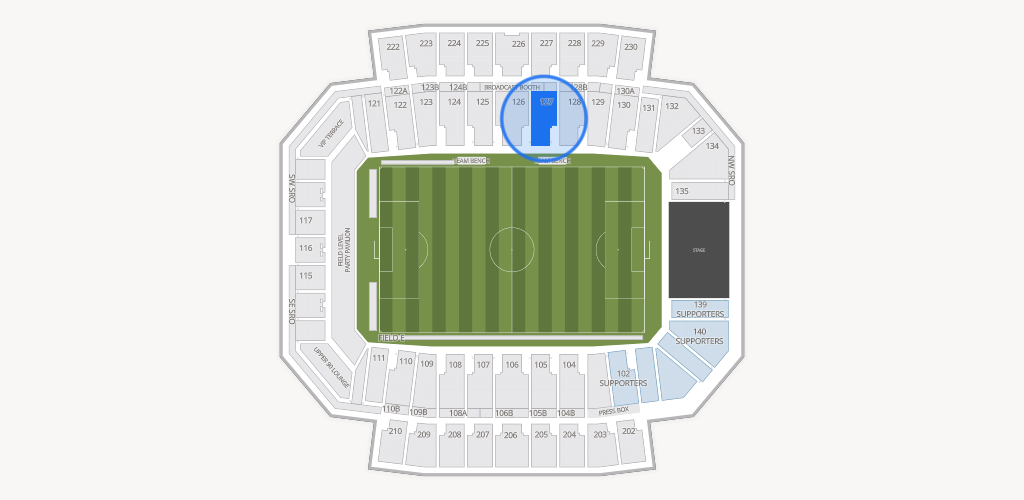 Historic Crew Stadium Seating Chart