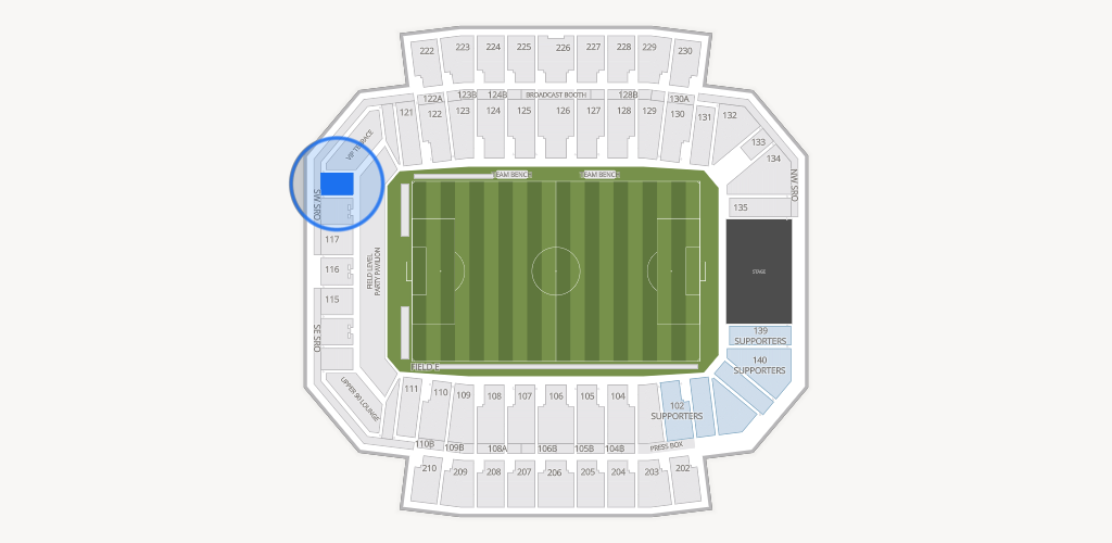 Historic Crew Stadium Seating Chart