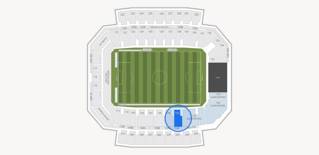 Historic Crew Stadium Seating Chart