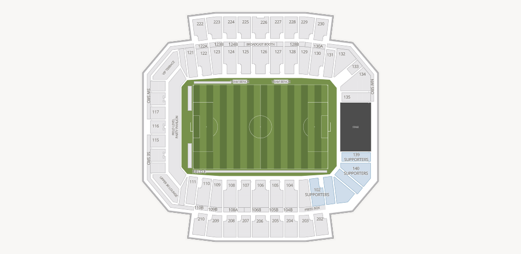 Historic Crew Stadium Seating Chart