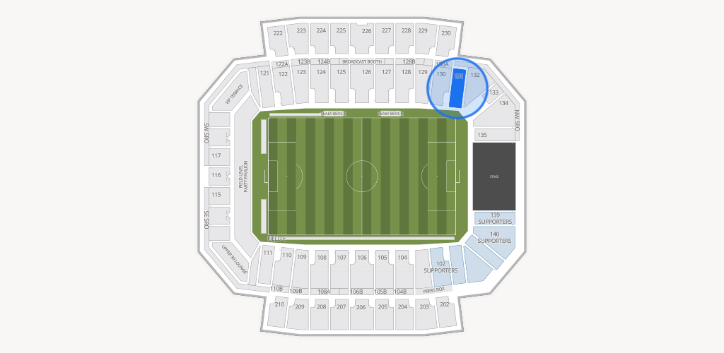 Historic Crew Stadium Seating Chart