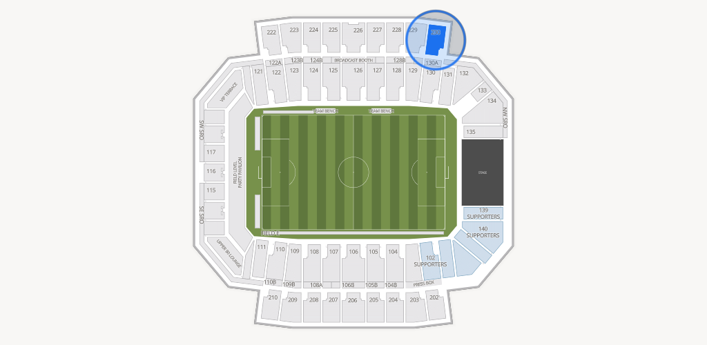 Historic Crew Stadium Seating Chart