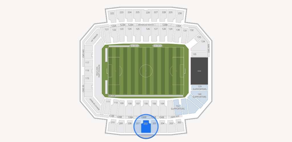 Historic Crew Stadium Seating Chart