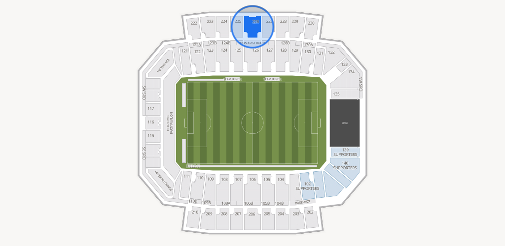 Historic Crew Stadium Seating Chart