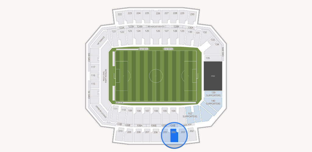 Historic Crew Stadium Seating Chart