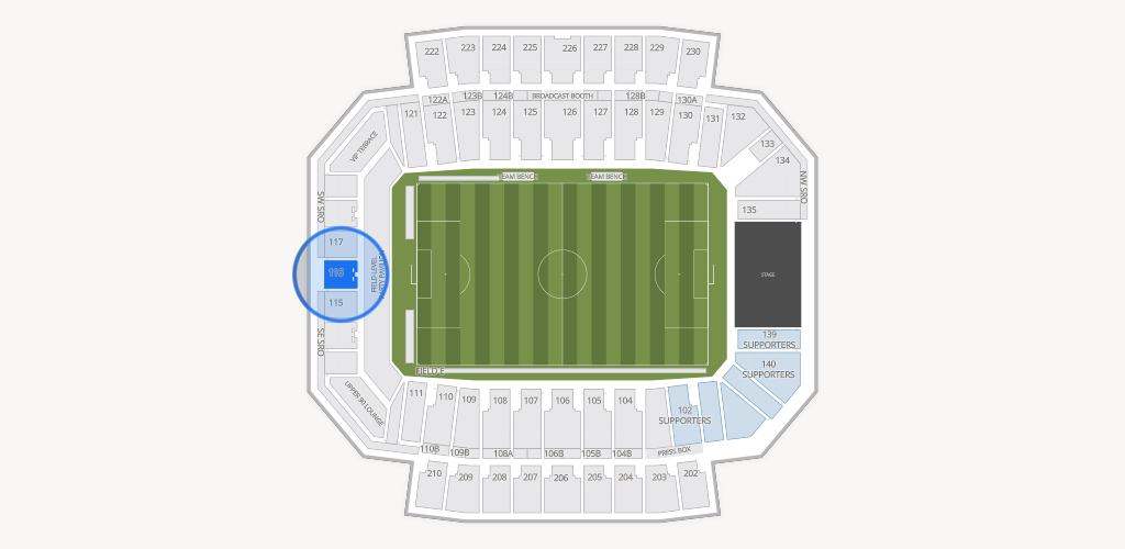 Historic Crew Stadium Seating Chart