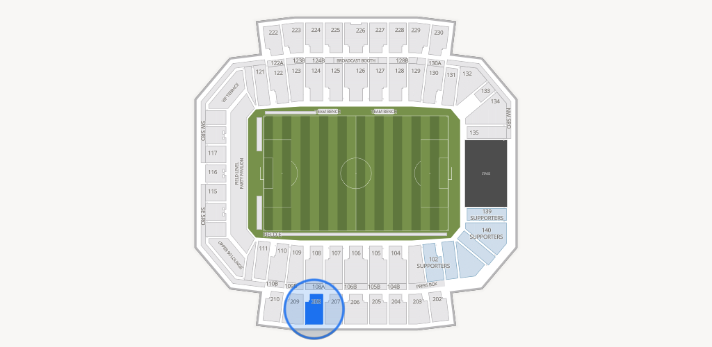 Historic Crew Stadium Seating Chart