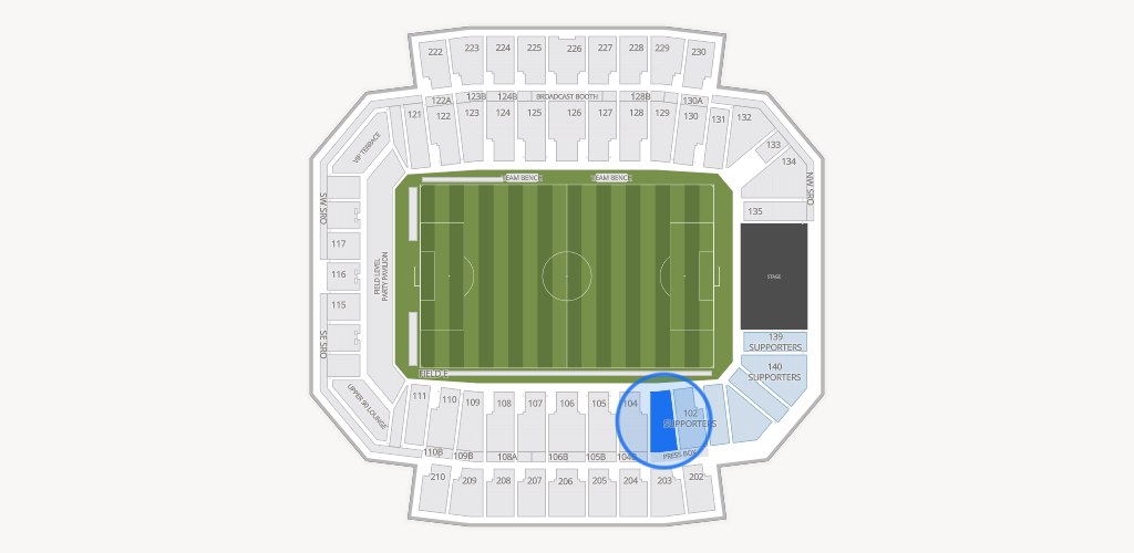 Historic Crew Stadium Seating Chart