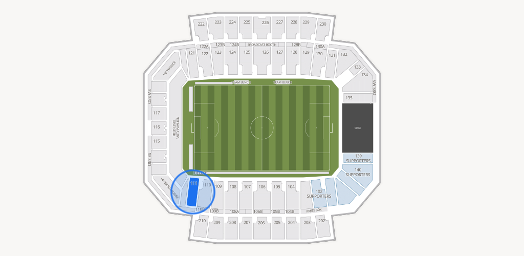 Historic Crew Stadium Seating Chart