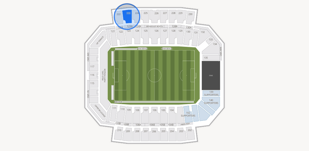 Historic Crew Stadium Seating Chart