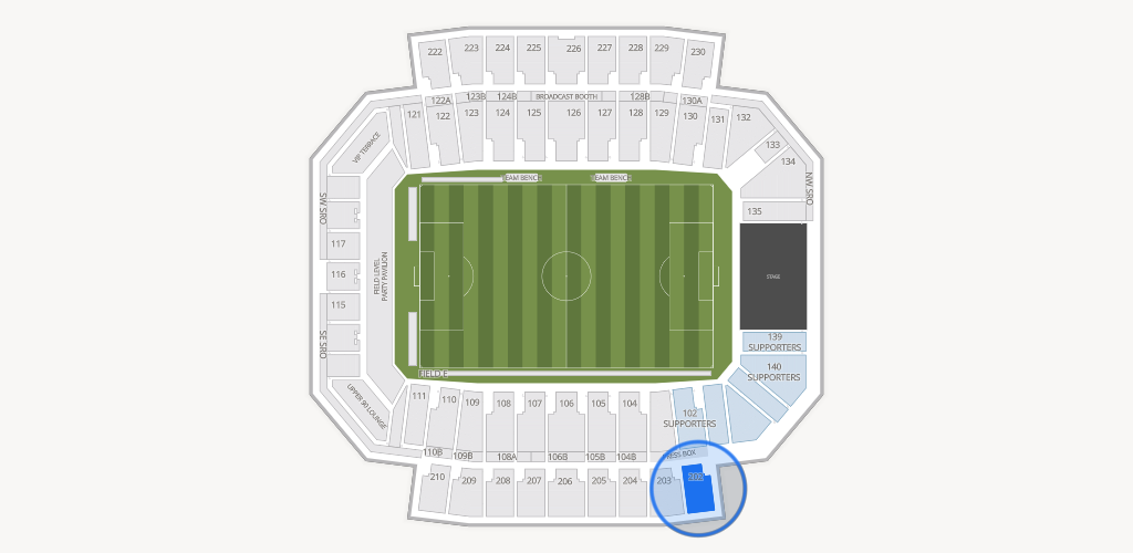 Historic Crew Stadium Seating Chart