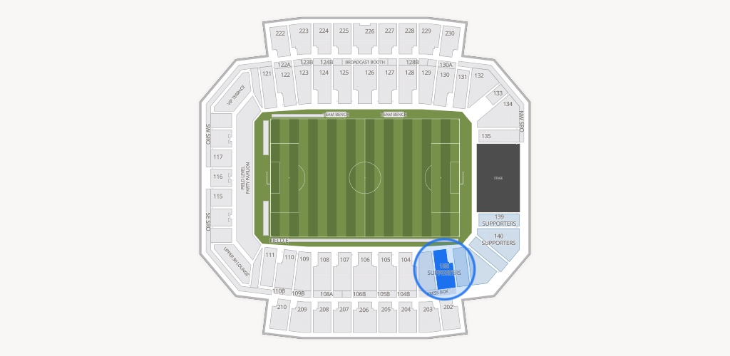 Historic Crew Stadium Seating Chart
