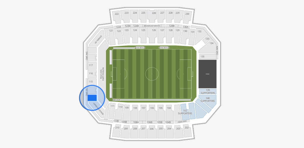 Historic Crew Stadium Seating Chart