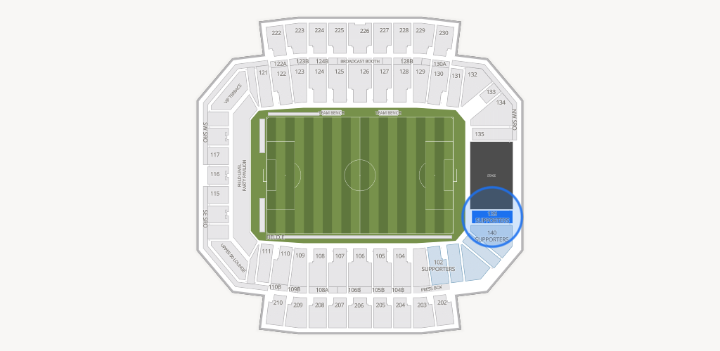 Historic Crew Stadium Seating Chart