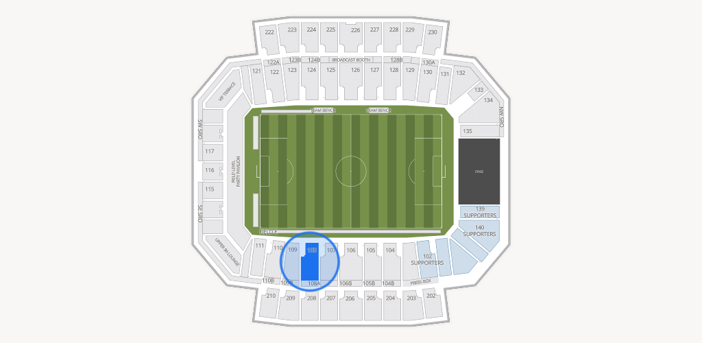 Historic Crew Stadium Seating Chart