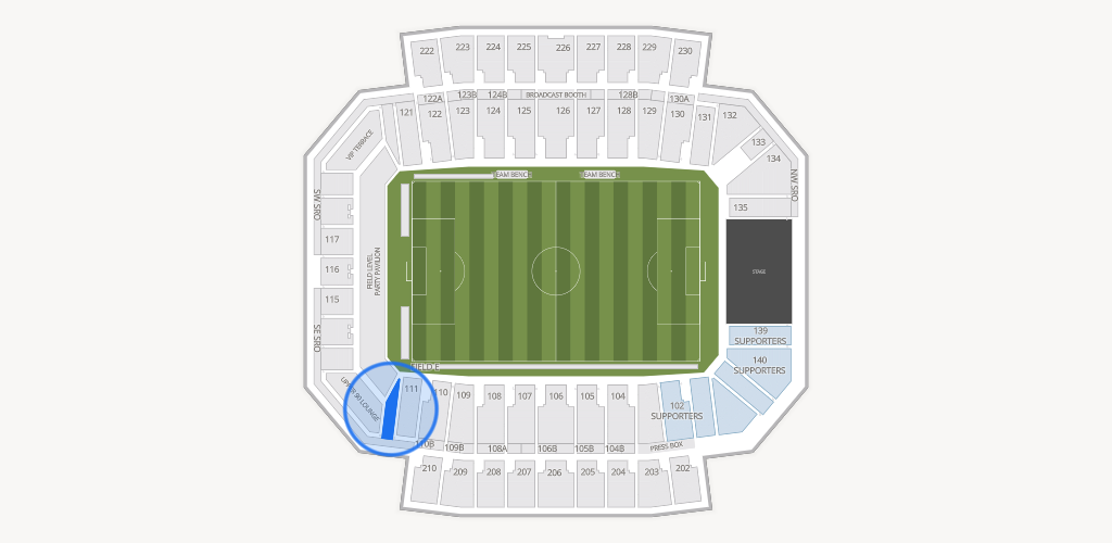 Historic Crew Stadium Seating Chart