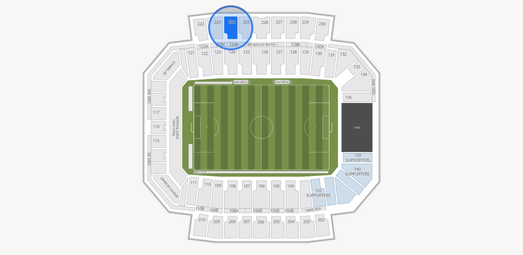 Historic Crew Stadium Seating Chart