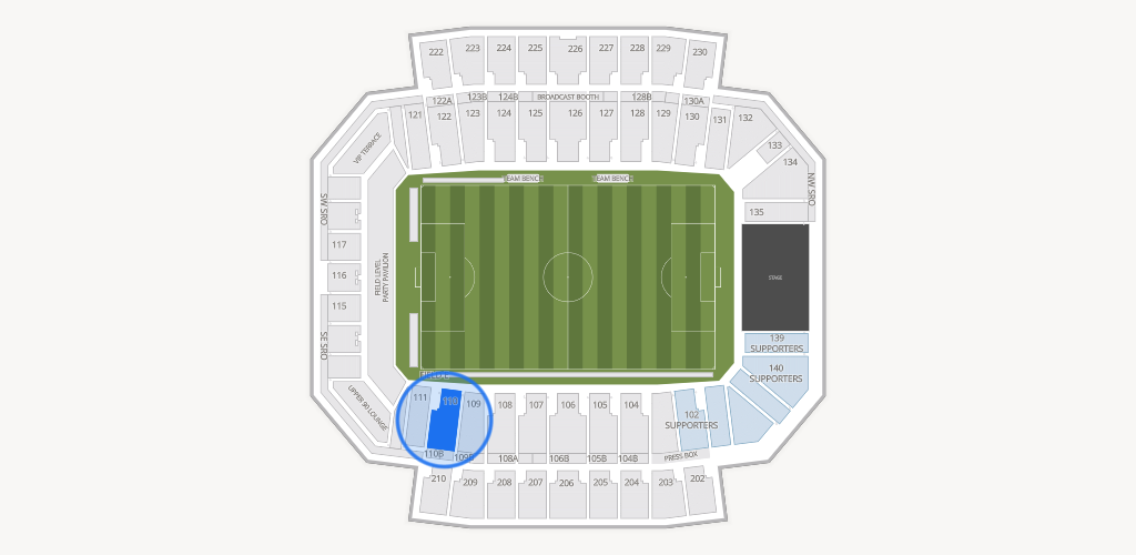 Historic Crew Stadium Seating Chart