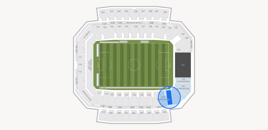 Historic Crew Stadium Seating Chart