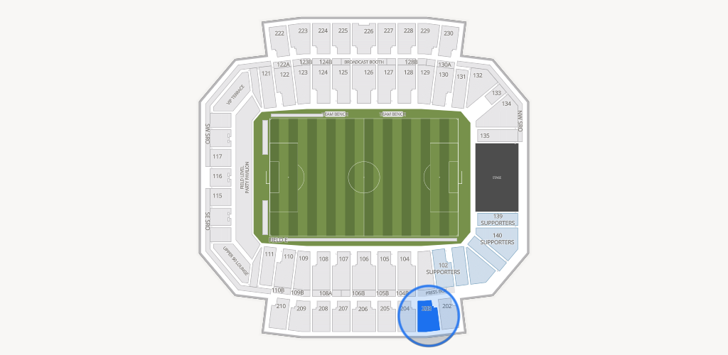 Historic Crew Stadium Seating Chart