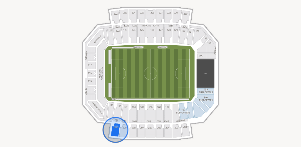 Historic Crew Stadium Seating Chart