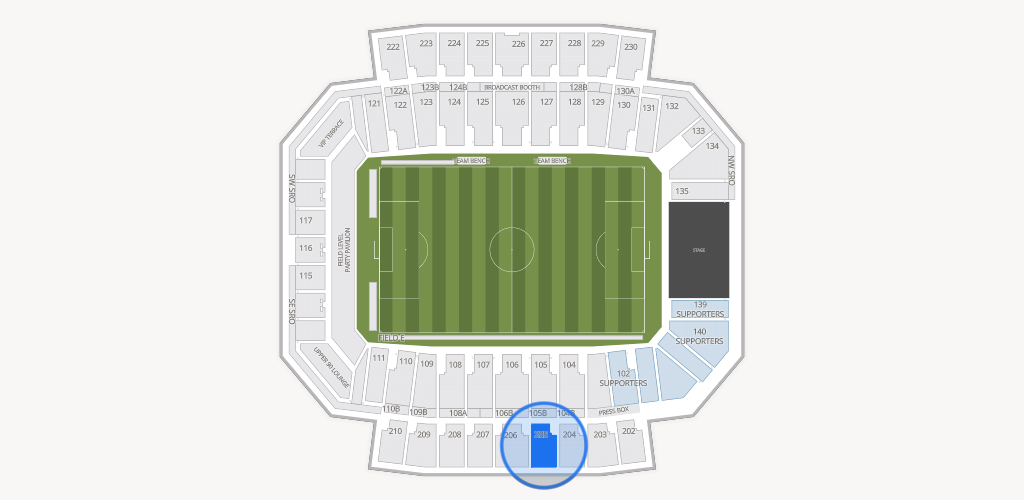 Historic Crew Stadium Seating Chart