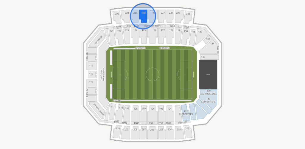 Historic Crew Stadium Seating Chart
