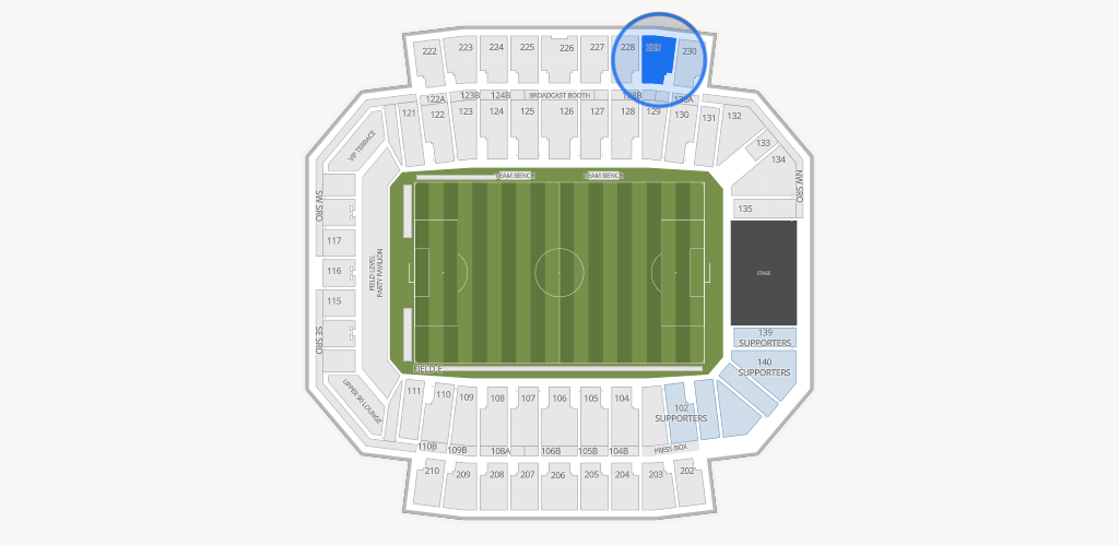 Historic Crew Stadium Seating Chart