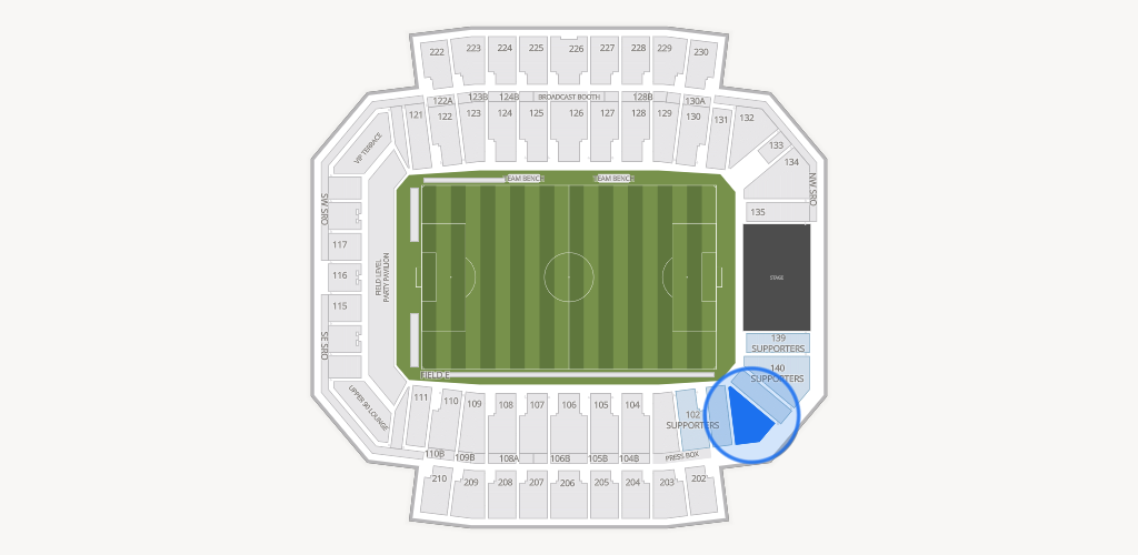 Historic Crew Stadium Seating Chart