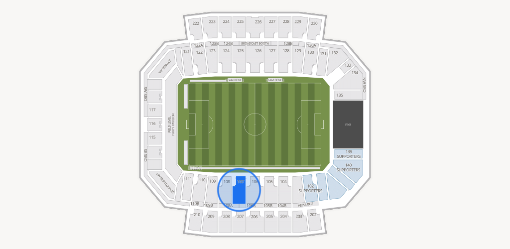 Historic Crew Stadium Seating Chart
