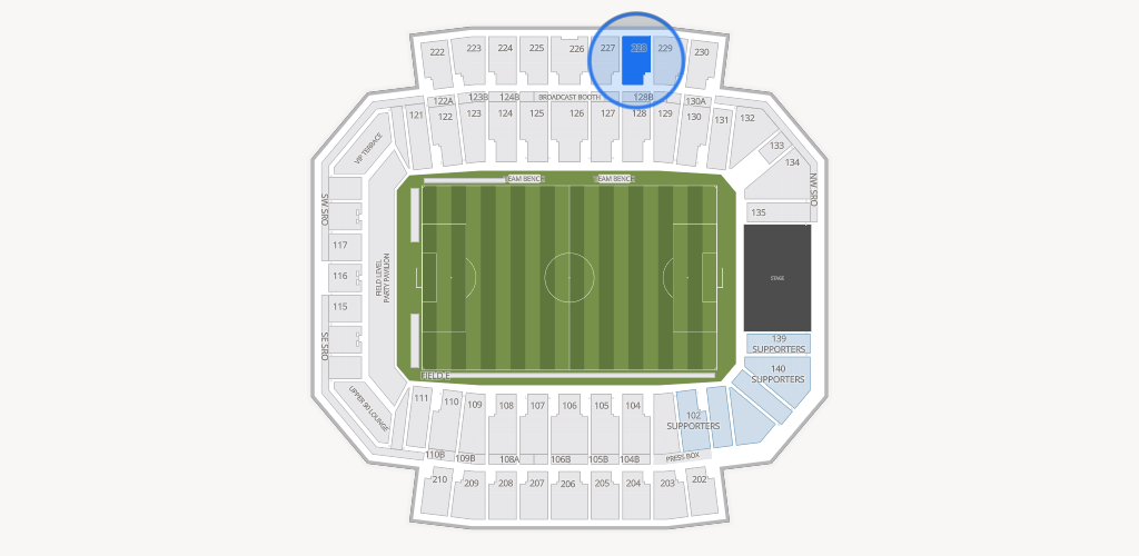 Historic Crew Stadium Seating Chart