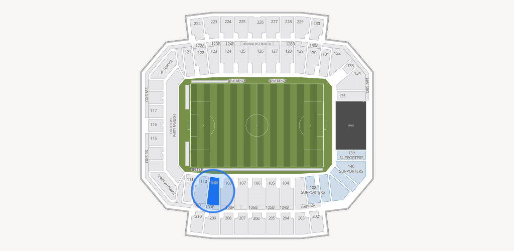 Historic Crew Stadium Seating Chart