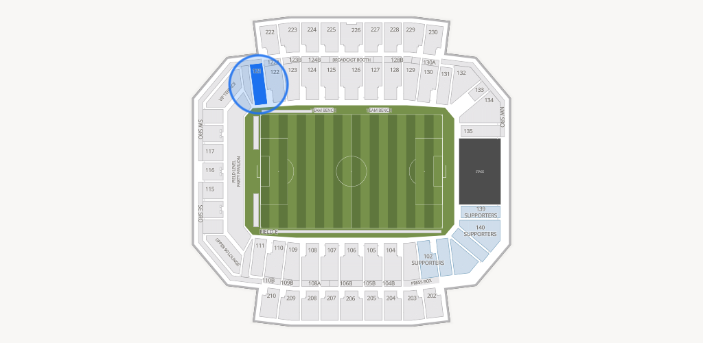 Historic Crew Stadium Seating Chart