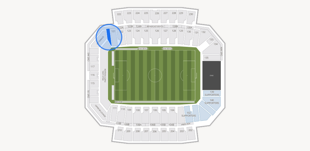 Historic Crew Stadium Seating Chart