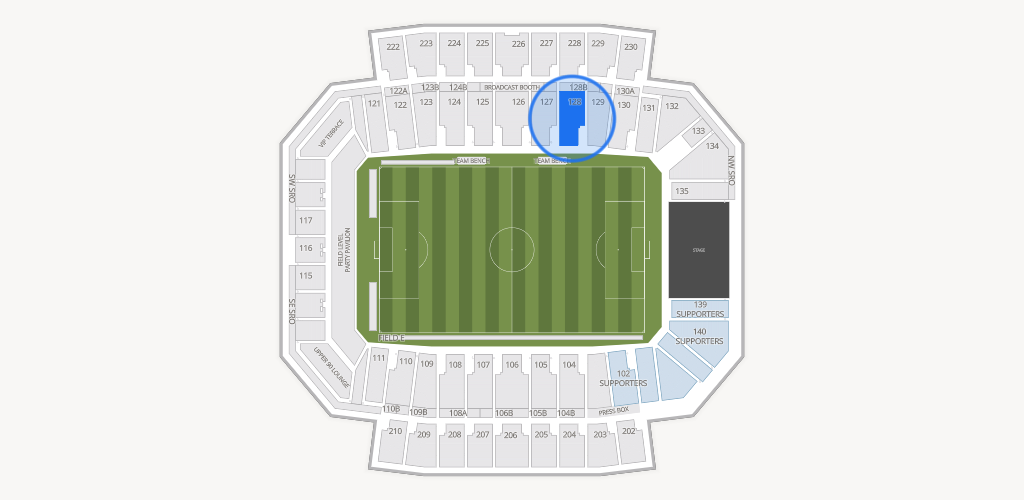 Historic Crew Stadium Seating Chart